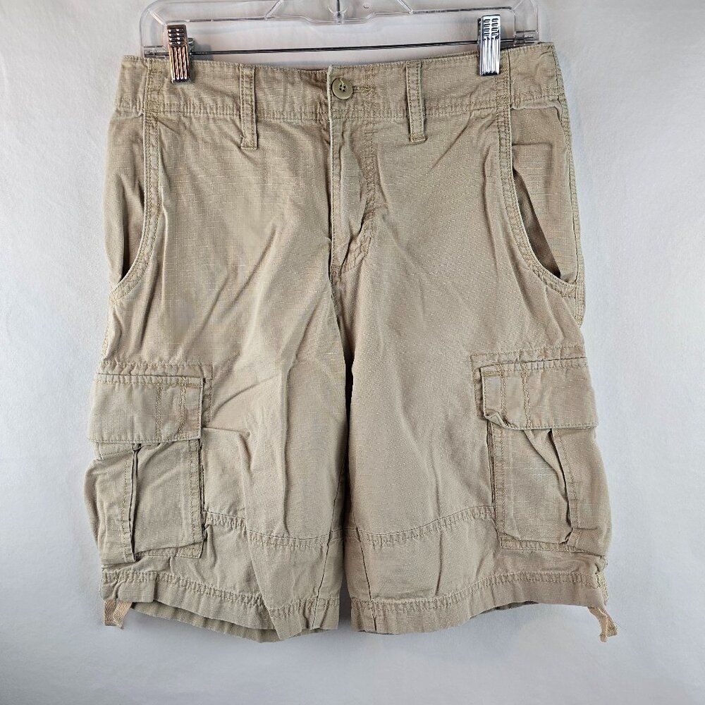 Urban Pipeline Cargo Shorts Mens 30 Beige Ripstop Outdoors Utility Gorpcore